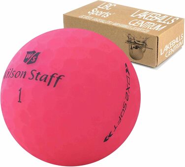 Гольф-м'ячі Wilson Staff Dx2 Duo Soft Optix рожеві матові, преміум, б/в, у сітці