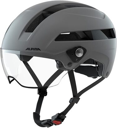 Велошолом Alpina Soho Visor з інтегрованим візором, легкий, індивідуально регульований, для максимального захисту