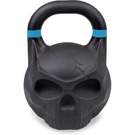 Гиря Phoenix Fitness Skull з важкого чавуну для фітнесу, бодібілдингу, силових та кардіо тренувань, професійне обладнання для дому та спортзалу, 12/16/20/24 кг