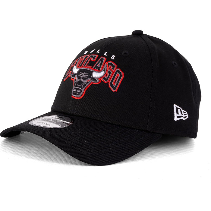 Кепка New Era 9Forty NFL NBA MLB Limited Edition Chicago Bulls чорно-червона, універсальний розмір