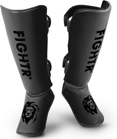 FIGHTR® Захист гомілки з ідеальною посадкою та товстою підкладкою для кікбоксингу, ММА, муай-тай та інших єдиноборств