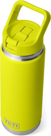 Термобутилка YETI Rambler C з трубочкою, нержавіюча сталь, ізольована, 769 мл, жовта