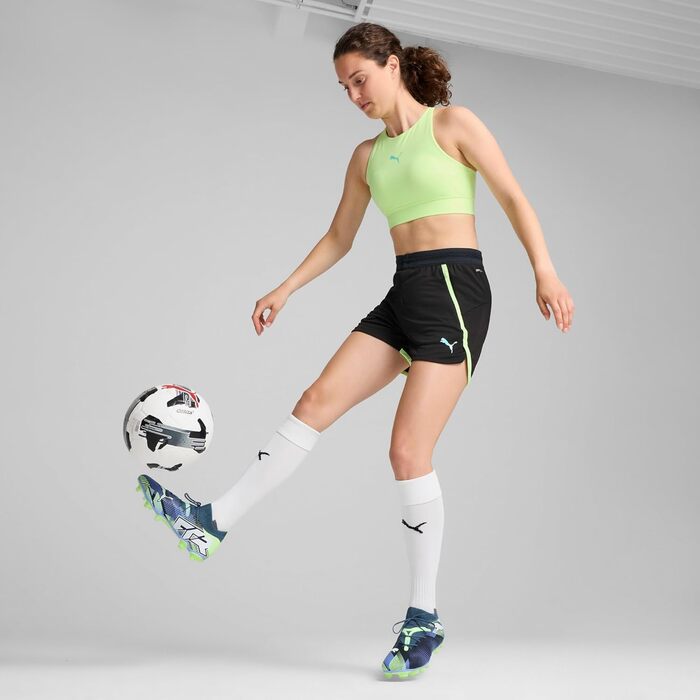 Кросівки футбольні PUMA Future 7 Match Fg/Ag (40 EU, Сірий/Білий/Яблуко)