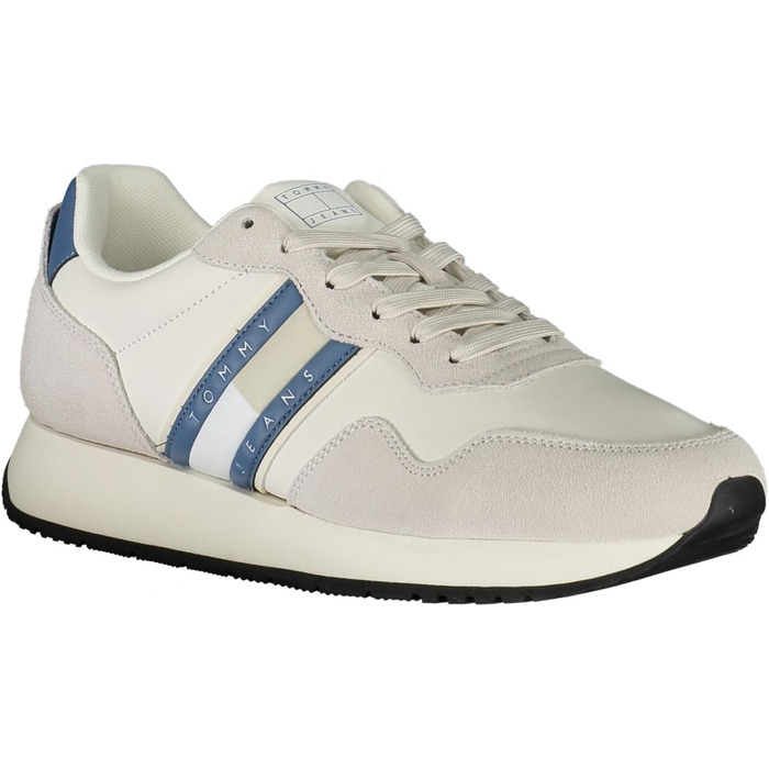 Чоловічі кросівки Tommy Hilfiger - білі спортивні (45 EU, Grey Stratus Grey)