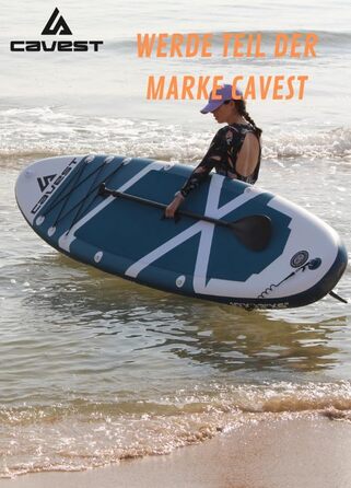 Надувне SUP-борд Stand Up Paddle Board для дорослих та дітей, блакитний, висока стабільність