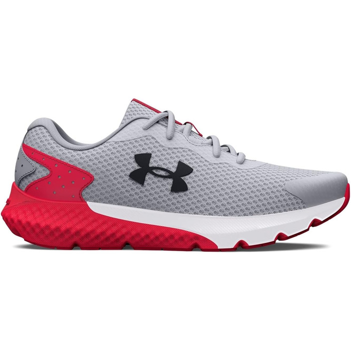 Дитячі кросівки Under Armour Ua Rogue 3 Al для дівчаток, Visual Cushioning, 38 EU, сірий, червоний, чорний
