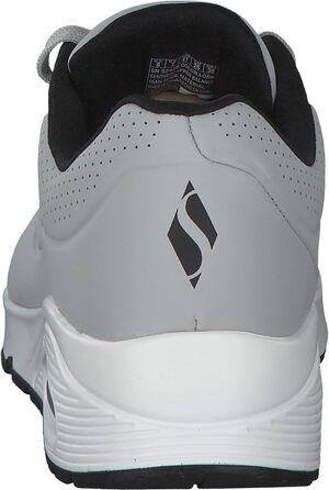 Кросівки чоловічі Skechers UNO Stand ON AIR, сірий/чорний, 41.5 EU