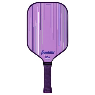 Franklin Sports Pro Pickleball-Paddel Signature Serie з MaxGrit поверхнею, сертифікований USAPA, 13 мм + 16 мм поліпропіленовий сердечник (Фіолетовий)