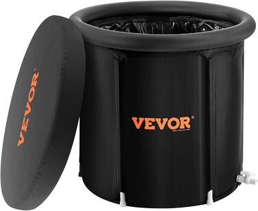 Есбадека VEVOR 80 см для холодної терапії, 290 л, надувна, з кришкою, для спортсменів