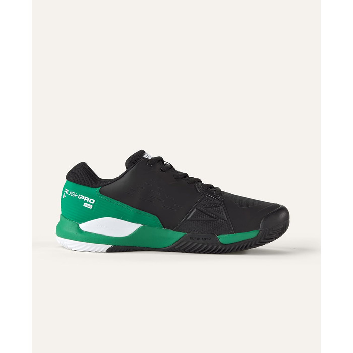 Тенісне взуття Wilson Rush Pro Ace Clay для ґрунту, чорний/білий, 44 EU