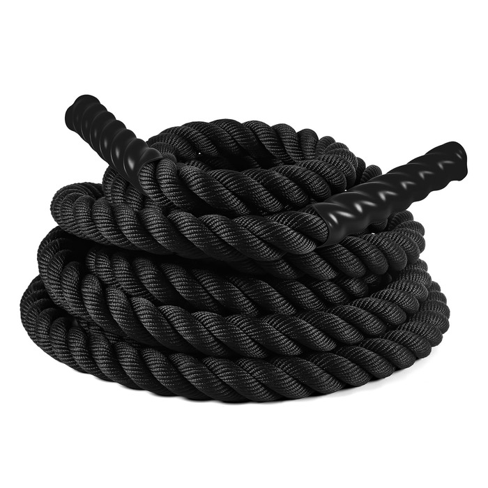 Битва-канат Ultrasport Battle Rope: для силової витривалості та м'язового розвитку, 15м