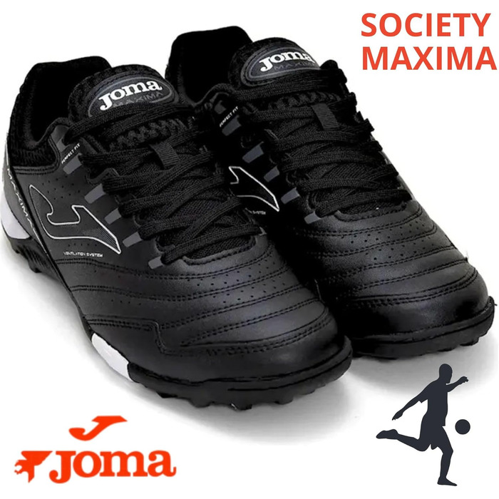 Футбольні бутси Joma Máximaturf для чоловіків (44.5 EU, чорний)