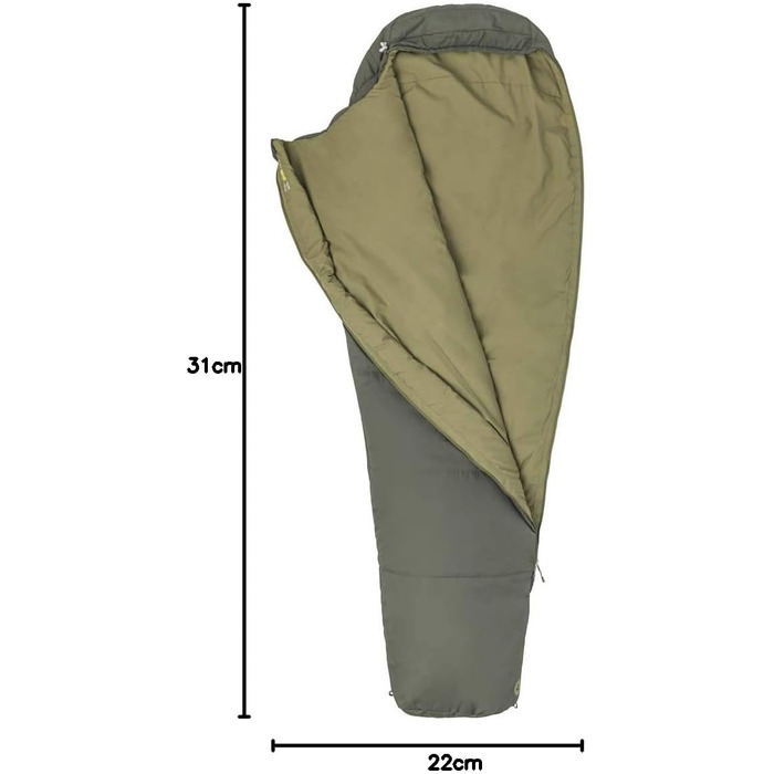 Спальний мішок Marmot Mumienschlafsack Nanowave 35, 198 см, 3 сезони, для кемпінгу та трекінгу