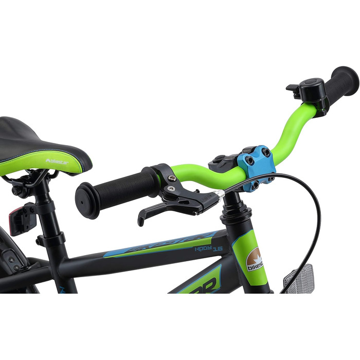 Дитячий велосипед BIKESTAR 16 дюймів для дівчаток і хлопчиків від 4-5 років, гірський велосипед, тестування без ризику