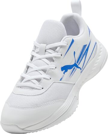 Дитячі унісекс кросівки PUMA Varion Li Jr для залу (білі/сині), розмір 34 EU
