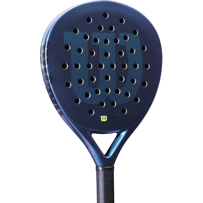 Падель ракетка Wilson Accent, карбон-скловолокно/EVA, 361 г