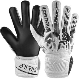Воротарські рукавички Reusch Attrakt Solid для дорослих, унісекс, розмір 10, біло-чорні