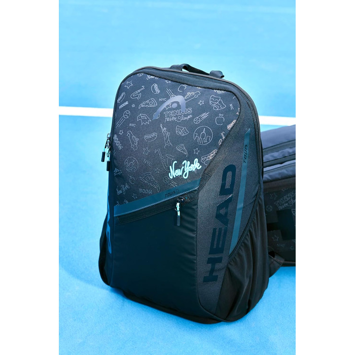 Рюкзак туристичний HEAD Touren Schwarz-Blau (Чорно-синій) для подорожей та активного відпочинку