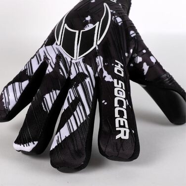 Воротарські рукавички HO Soccer First Evolution III Graffiti Creepy, для дітей, чорні/білі, розмір 3