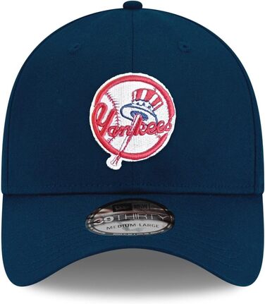 Кепка бейсболка New Era MLB 39Thirty Нью-Йорк Янкис, блакитна, унісекс, M-L