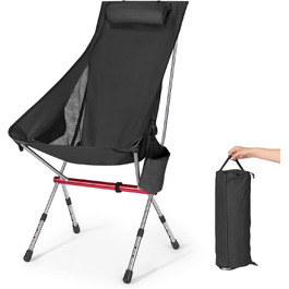 Складний туристичний стільчик Jianyana для відпочинку на природі: риболовля, пляж, сад. Максимальне навантаження 150 кг.