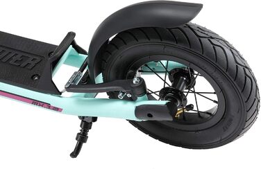 Дитячий самокат STAR SCOOTER 12/10 дюймів, надувні колеса, для міста, від 6-7 років