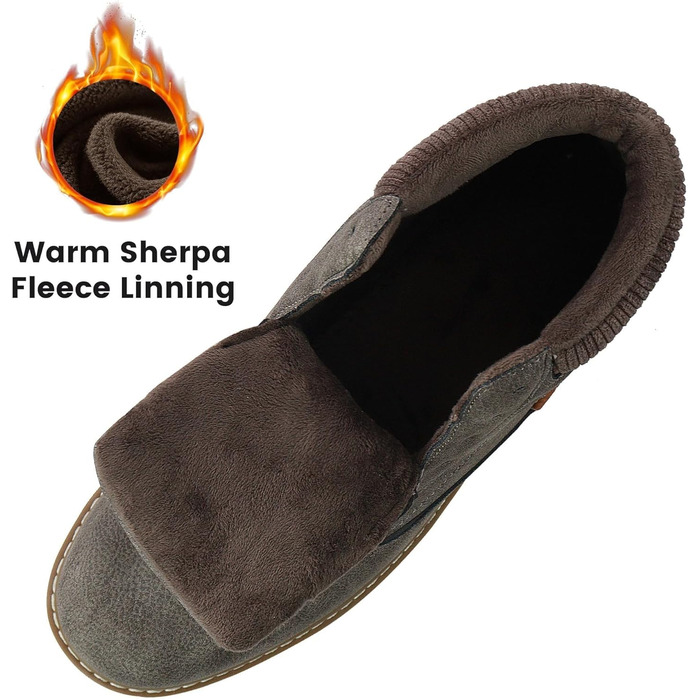 Чоловічі зимові черевики CC-Los: теплі, з підкладкою, антиковзаючі, розмір 40-48 EU (43 EU, сірий 46)