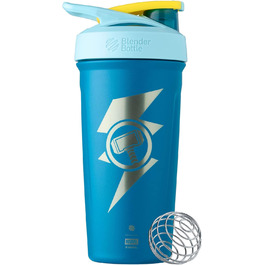 Шейкер Blender Bottle Marvel Strada, ізольована пляшка з нержавіючої сталі з вінчиком, 680 мл, Thorhammer