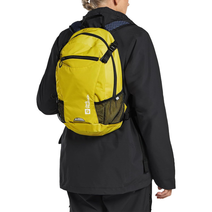 Рюкзак Jack Wolfskin Velocity 12 л унісекс, лаймовий, для спорту та подорожей