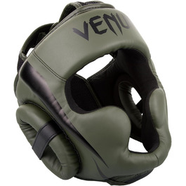 Захисний шолом Venum Elite, хакі/чорний, для боксу та ММА