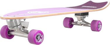 Скейтборд Star Scooter Surf Longboard Retro Cruiser ABEC-11 рожевий, для дорослих, унісекс, повний комплект
