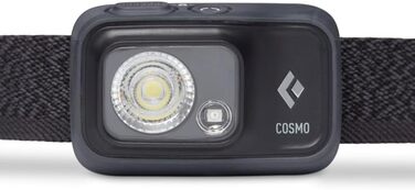 Black Diamond COSMO 350 – LED налобний ліхтар з червоним світлом для активного відпочинку та спорту Graphite, універсальний розмір