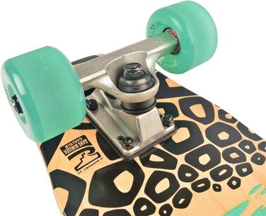 Скейтборд JUCKER HAWAII PONO KICK Woodyboard для дітей та дорослих, дерев'яний міні-лонгборд, круїзер для міста, повністю зібраний