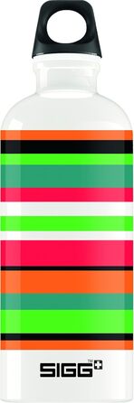 Пляшка для води Sigg Stripes 0.6 л, різнокольорова, алюмінієва