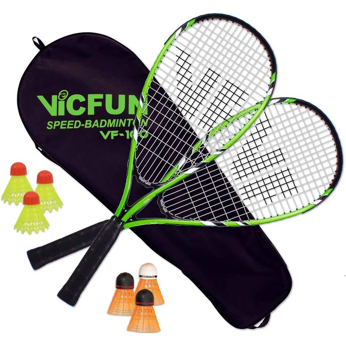 Набір для швидкісного бадмінтону VICFUN Speed Badminton 100, зелений, преміум-якість