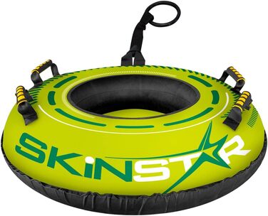 Сноутюбінг SkinStar CROSS Profi 100 см, надувні сани для снігу, зелений