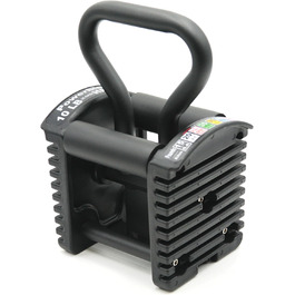 Ручка-адаптер PowerBlock Pro Series для гирі, сумісна з гантелями Pro Series, аксесуар для силових тренувань, домашнього та комерційного спортзалу, чорна