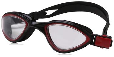 Окуляри для плавання Aqua Speed Herren Clear Lens Flex Monoblock чорно-червоні