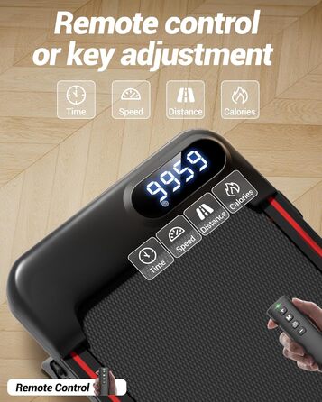 Walking Pad CURSOR з регулюванням нахилу, 8/12 км/год, складаний біговий килимок для дому, дистанційне керування