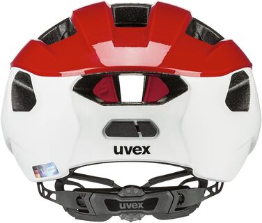 Велошолом Uvex Rise CC для шосейного велосипеда, матовий червоно-білий, розмір 52-56 см, 2022
