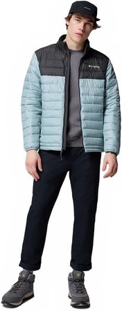 Чоловіча утеплена куртка Columbia Powder Lite II, темно-синя (Coegiate Navy), розмір S