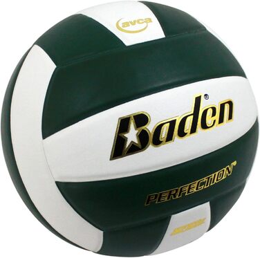 Волейбольний м'яч Baden Perfection Premium Leather, офіційний, 13U - Коледж, червоно-біло-морський