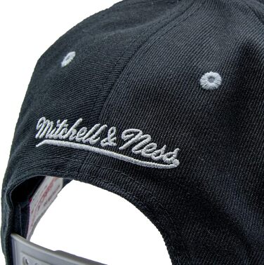 Кепка Mitchell & Ness 2 Tone Box Logo Snapback, чорно-сіра, універсальний розмір