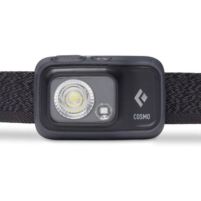 Black Diamond COSMO 350 – LED налобний ліхтар з червоним світлом для активного відпочинку та спорту Graphite, універсальний розмір