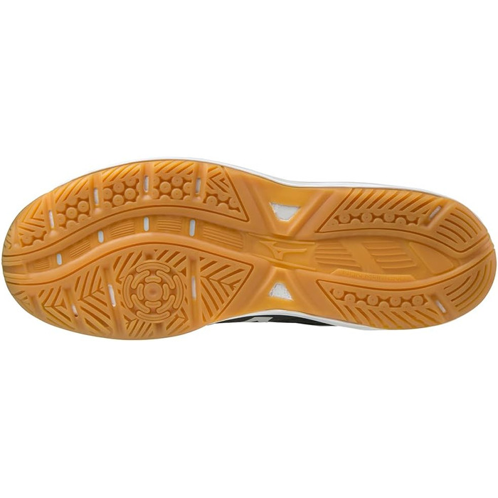 Дитячі кросівки Mizuno Cyclone Speed 3 для дівчаток, білий/чорний колір, розмір Big Kid 2, чорний/сріблястий