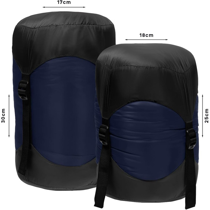 Сплячий мішок Alpinus Ultralight Pro 850 для дорослих, 215x80 см, двошарова ізоляція, оранжево-морський колір