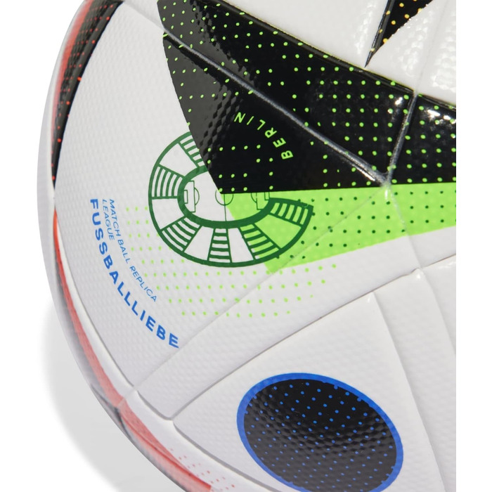 Футбольний м'яч adidas Fussballliebe League EM 2024 для тренувань