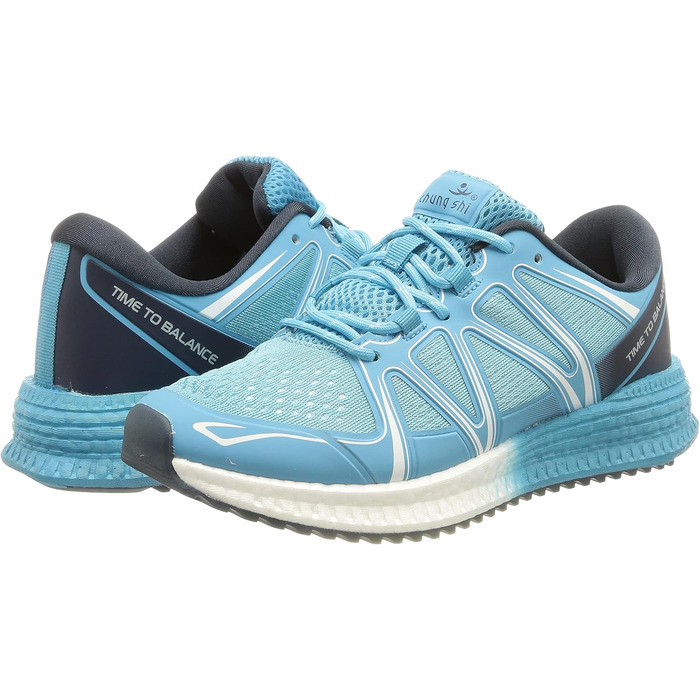 Жіночі бігові кросівки Chung Shi Duxfree Run2balance, розмір 37.5 EU, широка колодка, блакитні