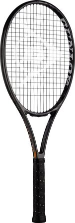 Тенісна ракетка Dunlop Elite Power, універсальна, розмір ручки 3, чорна/жовта/біла/сіра/мідна