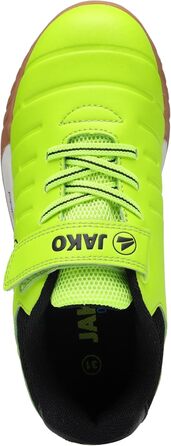 Дитячі спортивні зала-тенісні кросівки JAKO J-sh Finesto Ev (36 EU, неоновий жовтий, чорний)